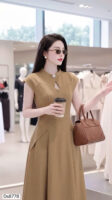 Đầm Vintage Thêu Tay Bản Tình Ca Mùa Thu -ds8778